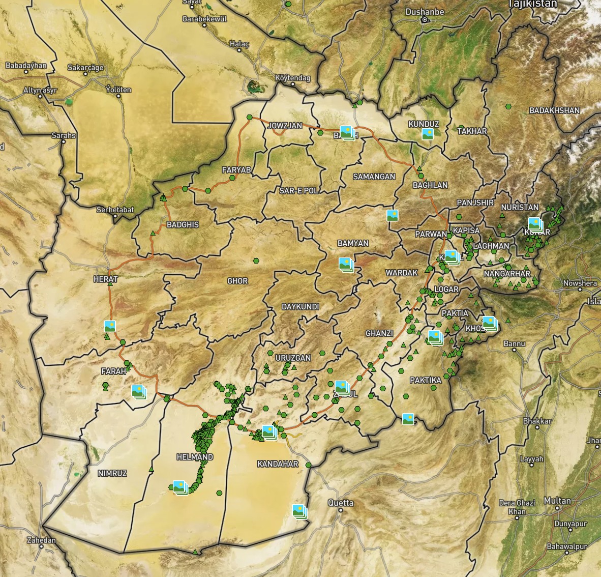 Project Athena interactive map